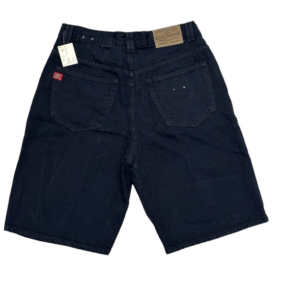 Women's Unionbay 11 Large Denim Jeans Shorts Black Bermuda High Rise Cotton NWT - Picture 4 of 10